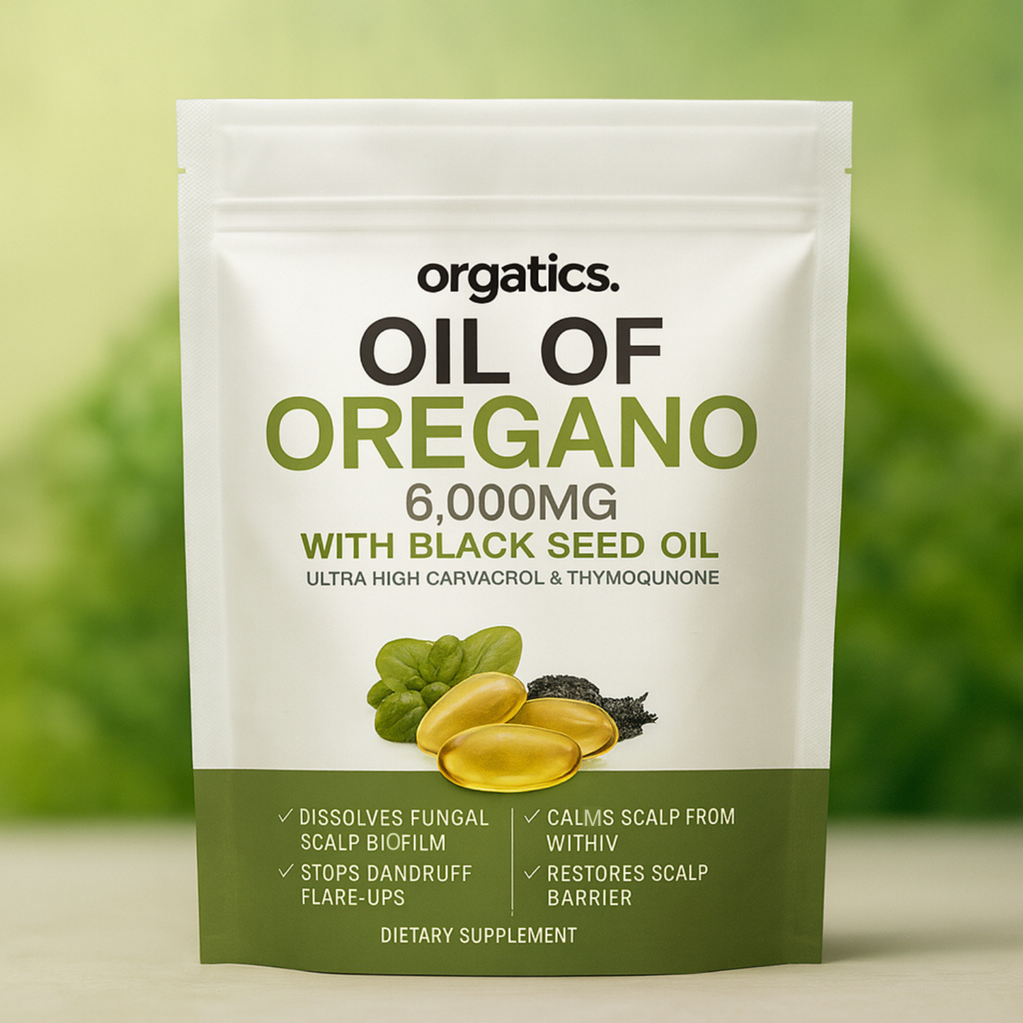 Orgatics Oregano & Black Seed Oil — Clears Psoriasis From the Inside Out
